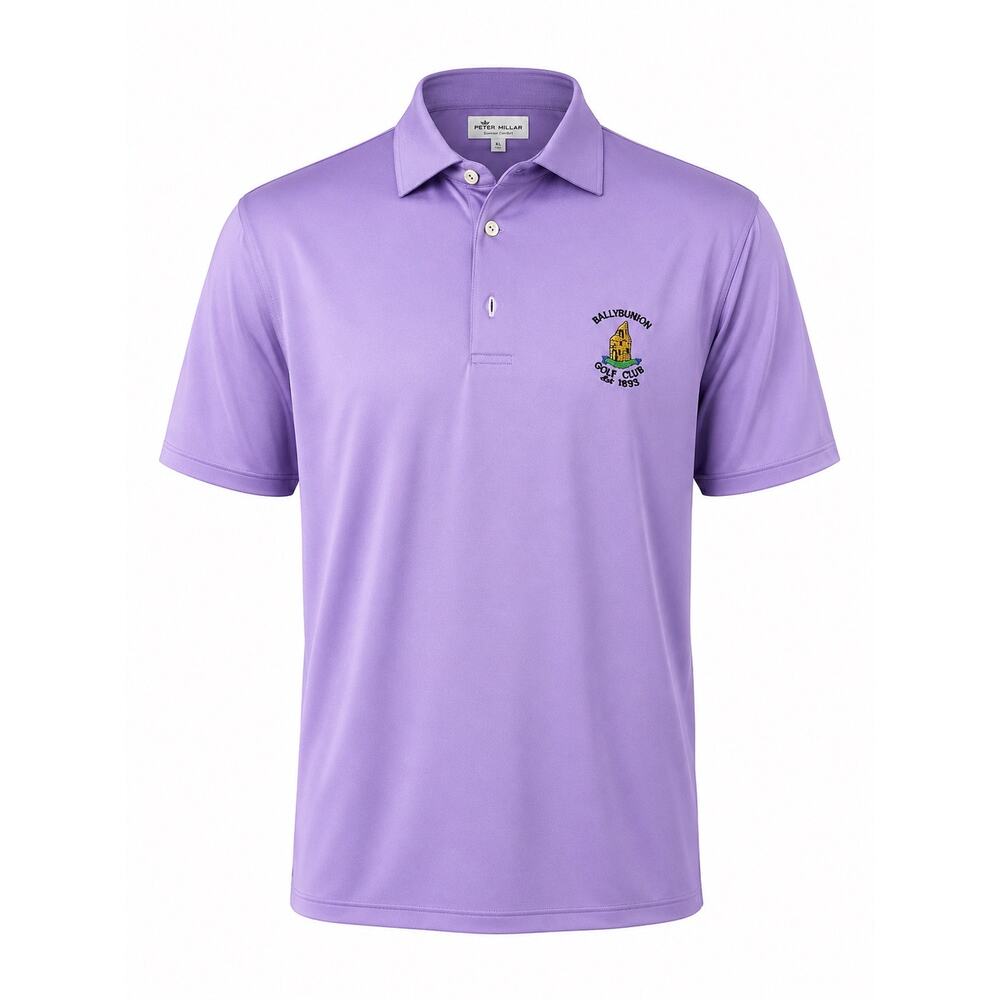 Peter Millar Purple Ombré Ballybunion Golf Club Polo Shirt XL Performance Travel